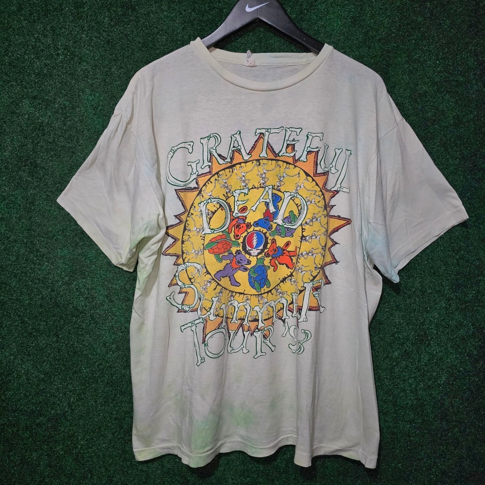 Grateful Dead Summer Tour 93 Vintage Graphic Tee Band T Shirt